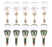 Angoily 12pcs 12pcs Empty Bubble Bottles for Wedding Party Favors and Outdoor Entertainment, Plastic Sparkling Wine Bottle Shape, Easy to Wash and Decorative, for and Adults