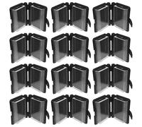 Angoily 12pcs Black Book-shaped Candy Boxes with Flip-top Lid Portable Mini Plastic Treat Storage Containers for Wedding Favours Graduation Halloween Tea Party Versatile Small Candy Dish