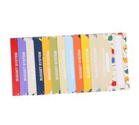 Angoily 12Pcs Cash Envelopes Budgeting with Binder Pockets for Financial Planning Lightweight Practical Paper Money Envelopes for Home Office School Use
