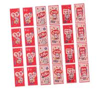 Angoily 12pcs Chinese Red Envelopes Year Horse Red Packet Money Pockets for Spring Festival Wedding Birthday Lunar Year Party Traditional Thick Paper Hong Bao with Vibrant Printing