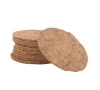 Angoily 12Pcs Coconut Coir Bird Nest Mat for Pigeon Eggs and Washable Breeding Accessory Breathable Grass Pad for Bird Nesting and Egg Protection