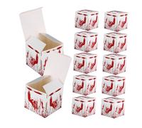 Angoily 12pcs Halloween Treat Boxes for Spooky Cardboard Candy Containers with Festive Designs for Party Favors Classroom Snacks and Holiday Celebrations