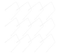 Angoily 12pcs Heavy Duty Wire Croquet Wickets Replacement Hoops Made of Sturdy Iron with Weather-resistant Silver Coating for Family Lawn Backyard Outdoor Games