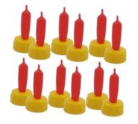 Angoily 12pcs Lamb Feeding Nipples Milk Drink Pacifiers for Sheep Goat Calf Livestock Nursing Bottles Safe and Practical Feeding Supplies