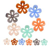 Angoily 12pcs Matte Flower Claw Hair Clips for Women Small Nonslip Jaw Clips for Thin and Thick Hair Mixed Color for Everyday Use