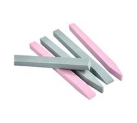 Angoily 12Pcs Nail Polishing Rods Quartz Manicure Files Set Pink and Dark Green Fingernail Buffing Sticks for Nail Salon and