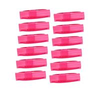 Angoily 12pcs Pink Hair Curling Tools with Plastic and Sponge Material for Hair Styling Self Grip Rollers for Women and Girls at Home Facial Care