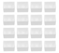 Angoily 12Pcs Watercolor Half Paint Pans, Robust ABS Plastic, Easy to Clean and Reusable, for Acrylic and Watercolour Artists, Small Paint Tray for Mixing and Storage
