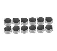 Angoily 12pcs Zinc Alloy Gas Stove Knobs Replacement Buttons for Gas Range Design Easy to Install Fit for Kitchen Cooktops