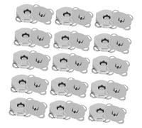 Angoily 15 Pairs Sew on Magnetic Snap Buttons with Vintage Finish Metal Invisible Design Easy Attachment for Purses and Dresses Sewing Crafts Bag Closures