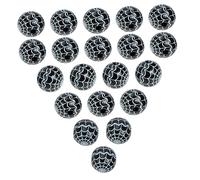 Angoily 150 pcs Halloween Wooden Spacer Beads with Black Spider Web Design Smooth Surface Beads for DIY Bracelet Necklace Garland Making for Macrame and Crafting Projects