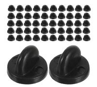 Angoily 150pcs Black Butterfly Clutch Pin Backs for Uniform Badges Tie Tack Pins Cap Keepers Badge Backings Replacement Parts for Secure Fit Craft Jewelry Making