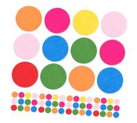 Angoily 150pcs Colored Wood Math Counters Wooden Discs for Learning Solid Craft Rounds Educational Table Centerpieces Wear-resistant Material