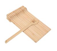 Angoily 15pcs Bamboo Fan Handles Traditional Chinese Style Handheld Craft Sticks for DIY Paper Fans Summer Cooling Wedding Decorations
