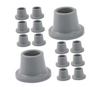 Angoily 15pcs Non-slip Shower Chair Feet Replacement Rubber Caps for Bath Bench Legs Heavy Duty Rubber Tips with Slip-resistant Grip Compatible with Shower Stools and Benches for Safe