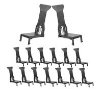 Angoily 15pcs Plastic Cash Register Money Clips for Cash Drawer Hold Down Replacement Clips for Retail Business Use Lightweight Easy Installation for Office and Hospitality