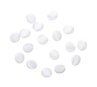 Angoily 15Pcs Satin Covered Buttons for Suits and Gowns White for Wedding Dress Trims and Blouses Easy to Sew and Wash for DIY Craft Projects