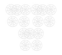 Angoily 15pcs Small Pickle Presser Mesh Set 7.9cm Diameter for Fermenting Vegetables, Jar Press Fixer for Wide Mouth Jars, Plastic Pickling Tool for Sauerkraut and Home Brewing