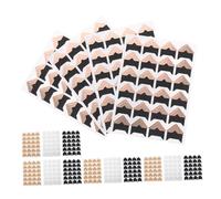 Angoily 16 Sheets Photo Corner Stickers Self Adhesive Scrapbook Corner Stickers for Albums Memory Books DIY Crafts with Protective Edge Design Rose Gold Kraft Black White