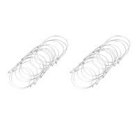 Angoily 16PCS Mason Jar Wire Hangers, Stainless Steel Wire Handles for Wide Mouth Mason Jar Canning Jars, Hanging Jars, Jar Hanging Hook (86mm)