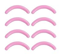 Angoily 16pcs Pink Silicone Refill Pads for Eyelash Curler, Replacement Rubber Cushions for Women’s Eye Lash Curlers, Suitable for Mascara and Eyeliner Use