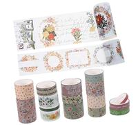Angoily 18 Rolls Kawaii Washi Tape Decorative Adhesive Tapes for Scrapbooking Journaling and DIY Crafts Per Roll Patterns for Art Projects and Sharing with Friends