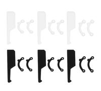 Angoily 18pcs Nose Lifter Inserts Invisible Nose Shaper Comfortable Silicone Pet Bridge Straightening Clip for Facial Beauty Care