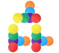 Angoily 18pcs Sport Spot Markers Agility Markers Portable Waterproof Tpe Circle Dots with Bag for Classroom Floor Dot Exercises Physical Education Equipment