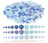 Angoily 1bag Nail Art Pearls Decorative Flat Back Pearl Stickers Crafted Nail Adornment Delicate Charm for Diy Manicure Accessory