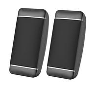Angoily 1Pair USB Desktop Speakers for Home Use Stylish and Durable Multimedia Sound System Excellent Sound Quality for Laptop Practical Design