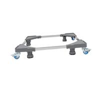 Angoily 1pc Adjustable Multi-functional Washing Machine Base Stand Locking Swivel Wheels Refrigerator Stand for Easy Mobility and Cleaning Heavy Duty Appliance Support Design