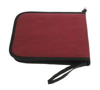 Angoily 1Pc Capacity Canvas Folding Pencil Bag Practical Drawing Pencil Organizer with Slots for Color Crayon Storage for Artists and Students