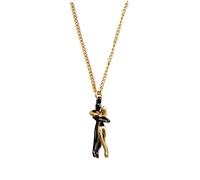 Angoily 1pc Couple's Pendant Necklace for Men and Women Stylish Love Witness Jewelry for Special Occasions for Birthdays Anniversaries and Holidays