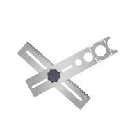Angoily 1pc Glass Hole Drill Contour Gauge Tile Tools Tile Punch Tool Decorating Square Concrete Drill Bit Craftsman Angle Grinder Tile Cutting Tools for Installation Wet Tile Saw