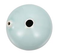 Angoily 1Pc Smooth Round Inkwell Ceramic Ink Droplet Durable Desktop Adornment for Calligraphy Art Supply for Beginners for Chinese Painting and Writing