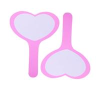 Angoily 1set Handheld Writable Scoreboards Blank Heart Design Dry Erase Boards for Voting Scoring and Sports Events Single Sided Whiteboards 2pcs