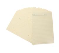 Angoily 1set Planner Refill Paper for Ring Binder Loose Leaf Notebook Inserts with Weekly Weather Markers Smooth Writable Replacement Refills for Organizing Work Study and Life 60sheets