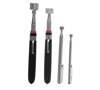 Angoily 1set Telescoping Magnetic Pickup Gadget Set with LED Light Flexible Inspection Mirror Tool for Retrieving Screws Nuts Bolts and Parts 4pcs