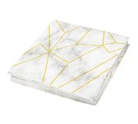 Angoily 2 Bags Marble Patterned Paper Napkins for Table Decoration, White Disposable Guest Towels with Unique Refined Design, for Weddings and Parties
