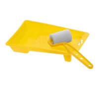 Angoily 2" Paint Roller Brush Set 4pcs Plastic Handle Sponge and Wool Roller for Water-based and Oil-based Paints for DIY and ”s Crafts