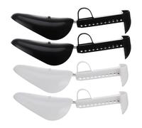 Angoily 2 Pairs Adjustable Shoe Keeper Shoe Expander Classic Style Pp and Metal Plating Material Easy to Install Washable Design for Women