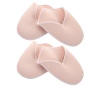 Angoily 2 Pairs Ballet Pointe Shoe Toe Pads Gel Toe Covers Silicone Gel Soft Elastic Conforms to Foot Shape Ballet Practice for Women