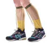 Angoily 2 Pairs Mesh Net Feet Protector Pants Bite Pants Ultra-fine Mesh Protection Nylon Translucent Net Yarn for Fishing and Traveling Outdoor Use