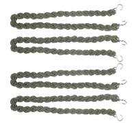 Angoily 2 Pairs Military Boot Straps with Elastic Polyester Yarn and Sturdy Aluminum Alloy Hooks, Multifunctional Outdoor Boot Accessories for Hiking, Training, and Wilderness Survival