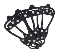 Angoily 2 Pairs Snow Gripper Traction Cleats for Shoes and Boots, Lightweight Plastic Walker Ski Glide Covers with Shoe Spikes Grips, for Climbing and Outdoor Activities, Size 40-45