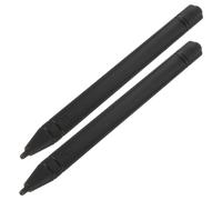 Angoily 2 Pcs Black Drawing Tablets Pen with Precise Notes and Pointer Functions, Plastic Digital Stylus for Writing and Magazine Illustrative Painting, Suitable for Artists and Students