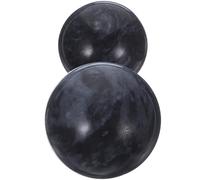 Angoily 2 Pcs Black Jade Hand Exercise Balls for Stress Relief and Circulation Stimulation Decorative Chinese Medicine Balls for Relaxing While Watching Tv Random Random Color