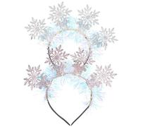 Angoily 2 Pcs Christmas Hair Accessories Headbands for Women Glitter Felt Fabric, Convenient and Sturdy Design, for Parties and Stage Performances