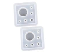 Angoily 2 pcs DIY Silicone Mold for Pen Holder Craft Epoxy Mould for Crystal Storage Container Easy to Use and Clean for Home Office Decoration and Making