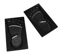 Angoily 2 Pcs DIY Stepping Stone Pavement Mold Plastic Paving Mould for Garden Path Concrete Floor Tile Maker Outdoor Landscaping Cement Brick Mold